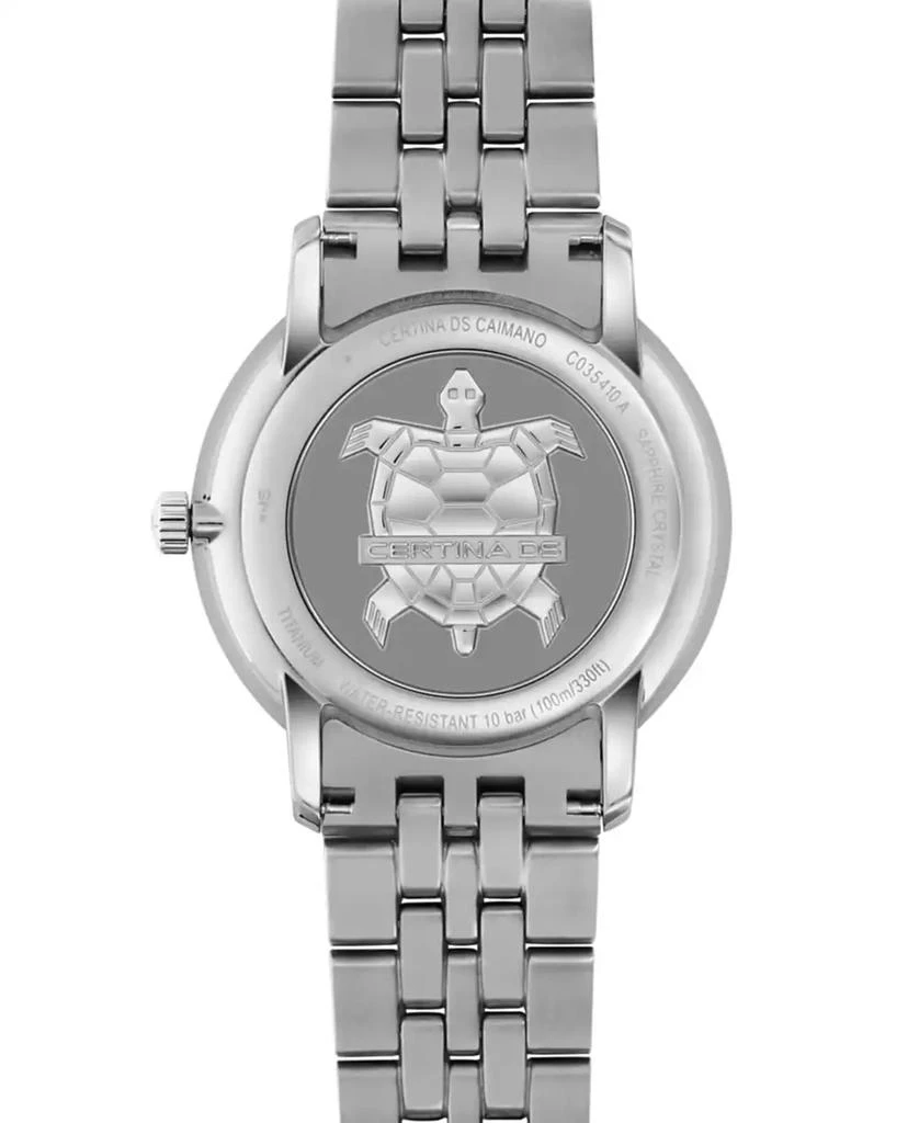 Certina Unisex Swiss DS Caimano Titanium Bracelet Watch 39mm 2