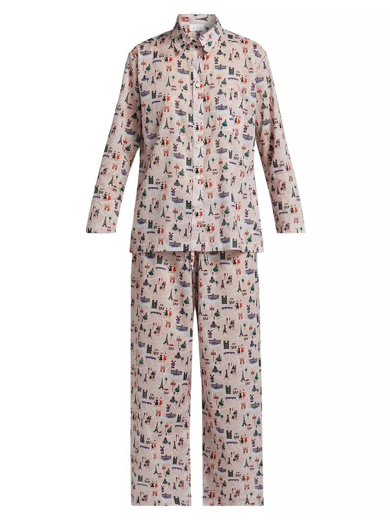 Pour Les Femmes Paris Cotton Pajamas 1