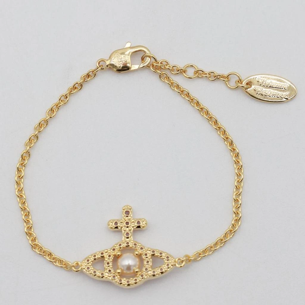 Vivienne Westwood Vivienne Westwood Gold Tone Brass Bracelet 1