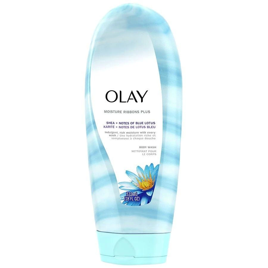 Olay Ribbons Ultra Moisture Plus Body Wash Blue Lotus 2