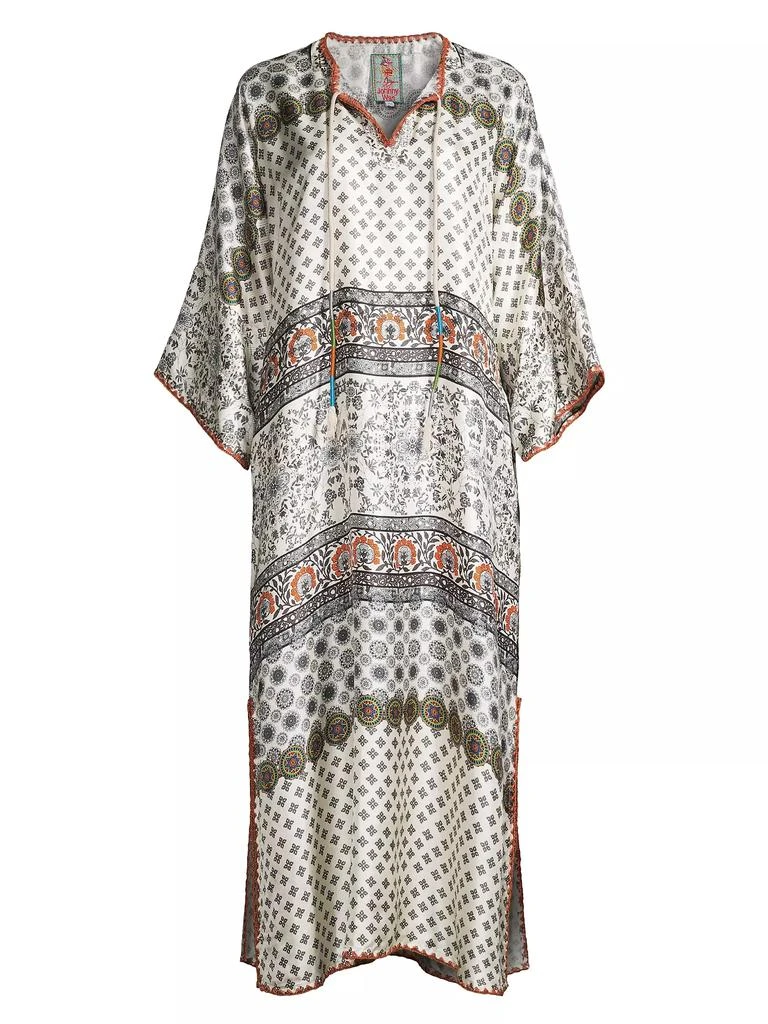 Johnny Was Corey Silk Shift Maxi Dress 1