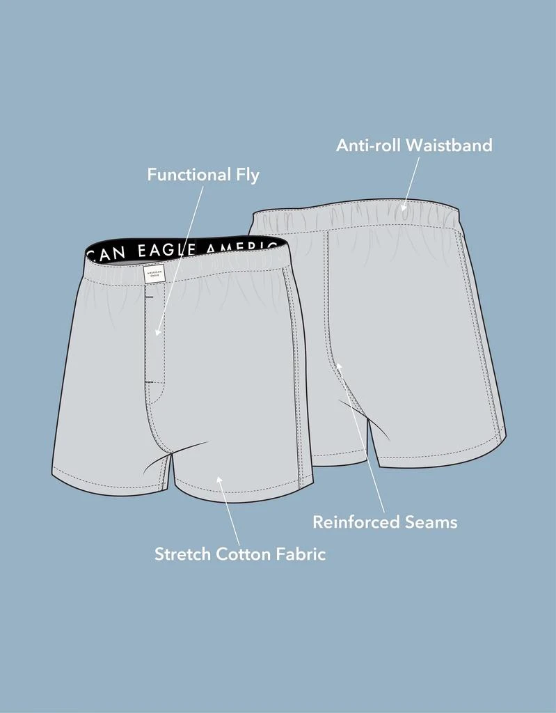 AE AEO Men's Striped Stretch Boxer Short 6