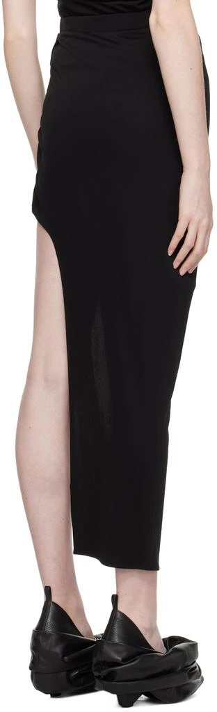 Helmut Lang Black Asymmetric Maxi Skirt 3