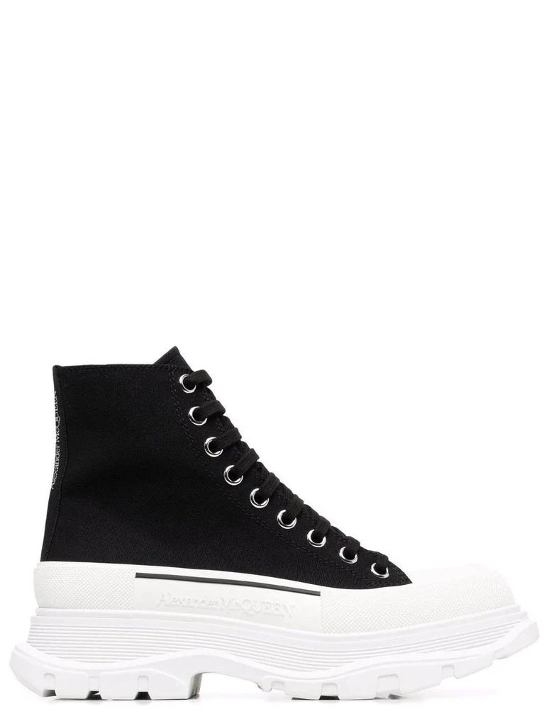 NA Black Tread Slick high top Sneakers 1