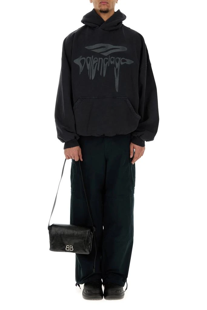 Balenciaga Black leather small Monaco crossbody bag 5