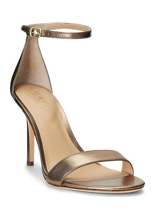 Ralph Lauren Ralph Lauren Allie Metallic Nappa Leather