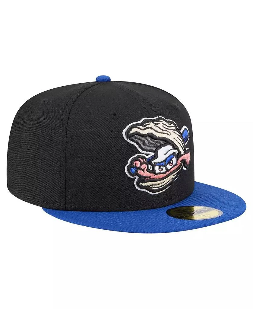 New Era Men's Black/Blue Biloxi Shuckers Authentic Collection 59FIFTY Fitted Hat 3