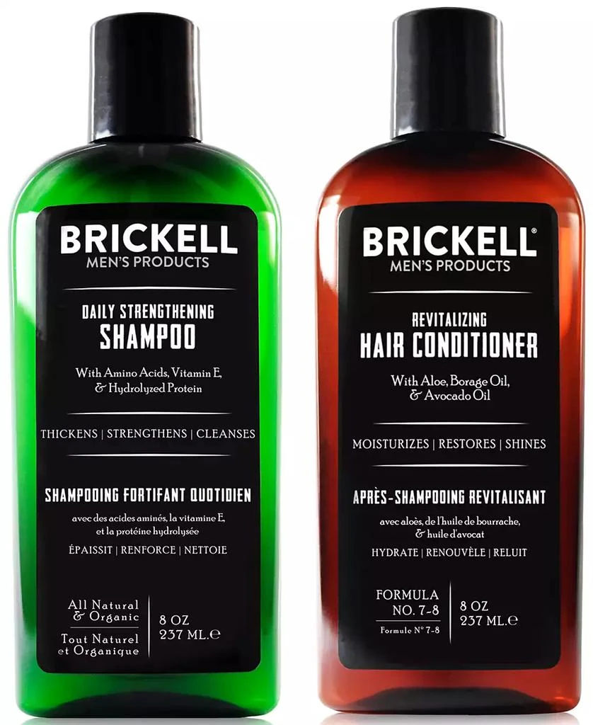Brickell Mens Products Brickell Men's Products 2-Pc. Men's Daily Revitalizing Hair Care Set 1