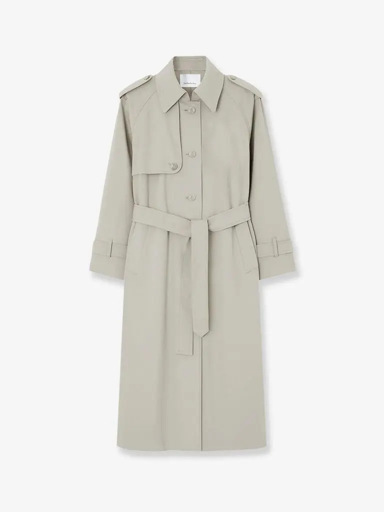 The Frankie Shop Riva cotton blend trench coat