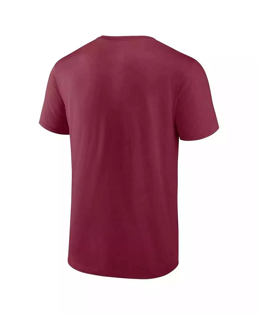 Fanatics Men's Burgundy Colorado Avalanche Wordmark Two-Pack T-shirt Set 3