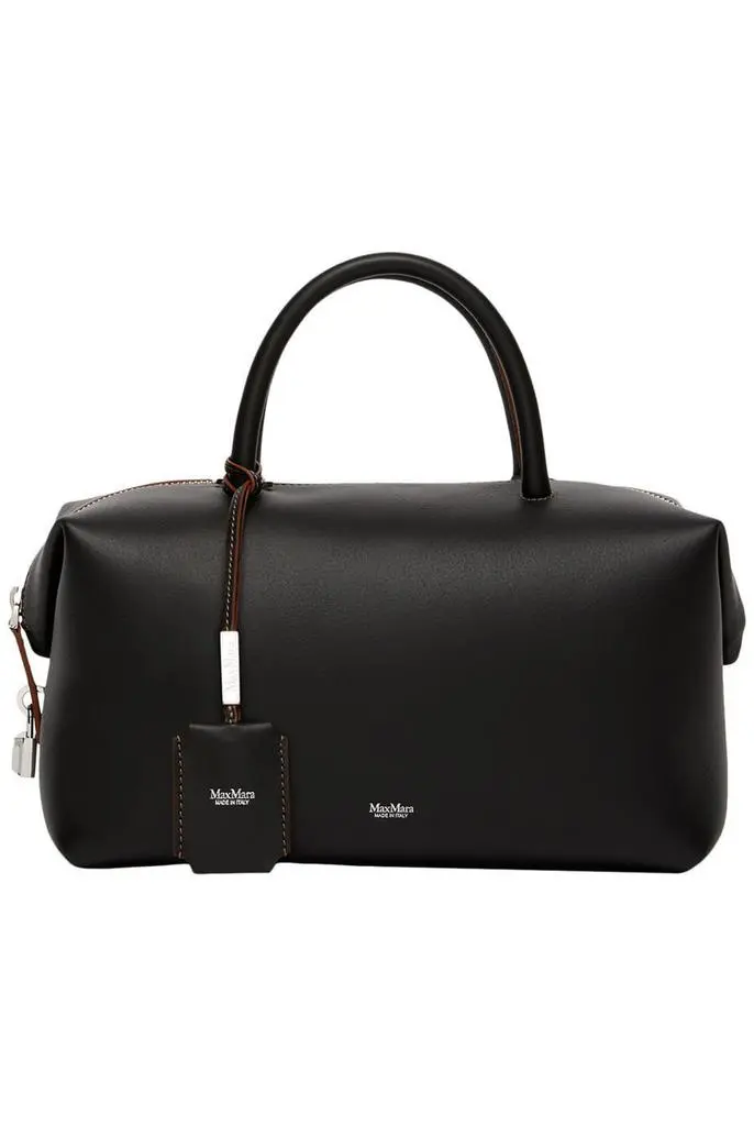 Max Mara Shiny leather satchel bag 3