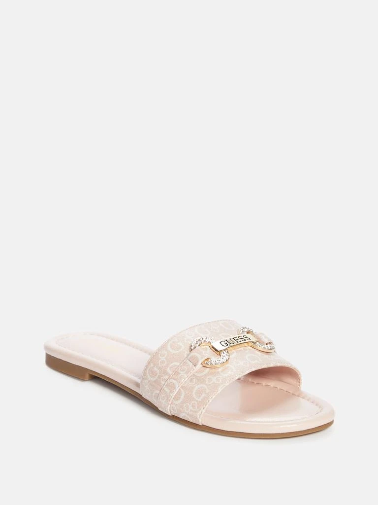 Guess Factory Lamera Logo Slide Sandals 6