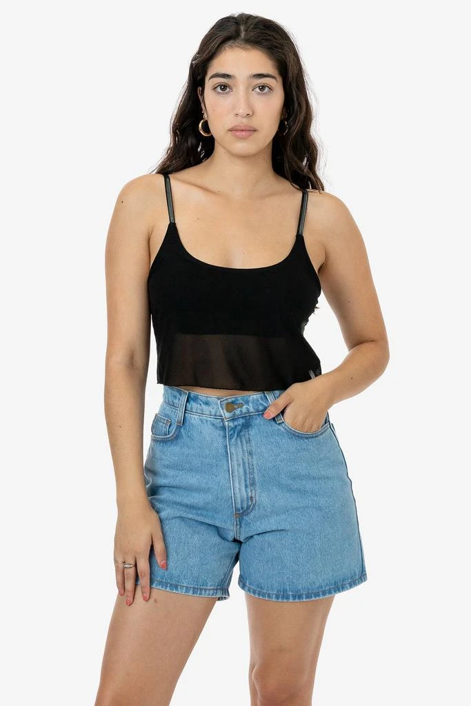 Los Angeles Apparel RNS778 - Micro Mesh Spaghetti Tank 8
