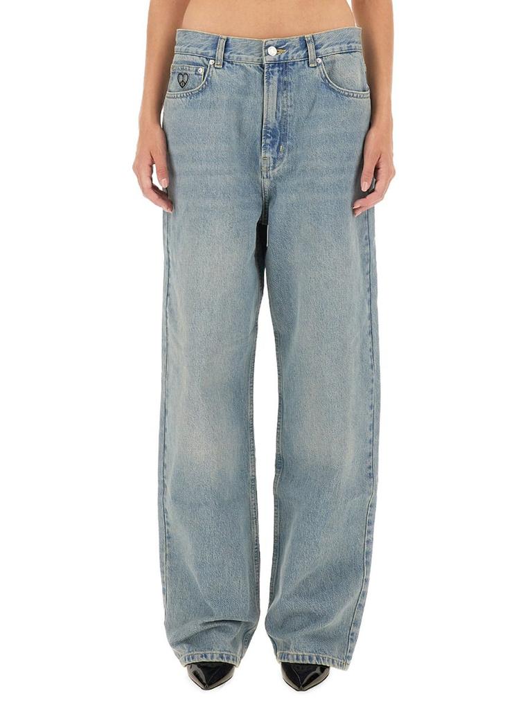 【送料&関税込】Moschino 5-pocket Straight-leg Jeans Moschino Moschino 5 Pocket Straight-Leg Jeans - Pants