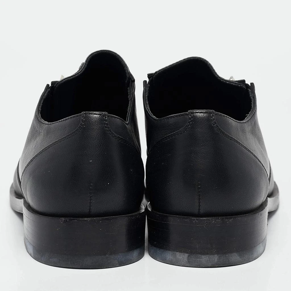 Balenciaga Balenciaga Black Leather Pierced Oxfords Size 37 5