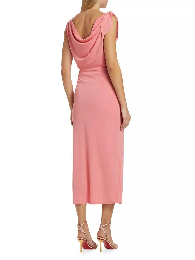 Cinq à Sept Odin Jersey Draped Midi-Dress 5