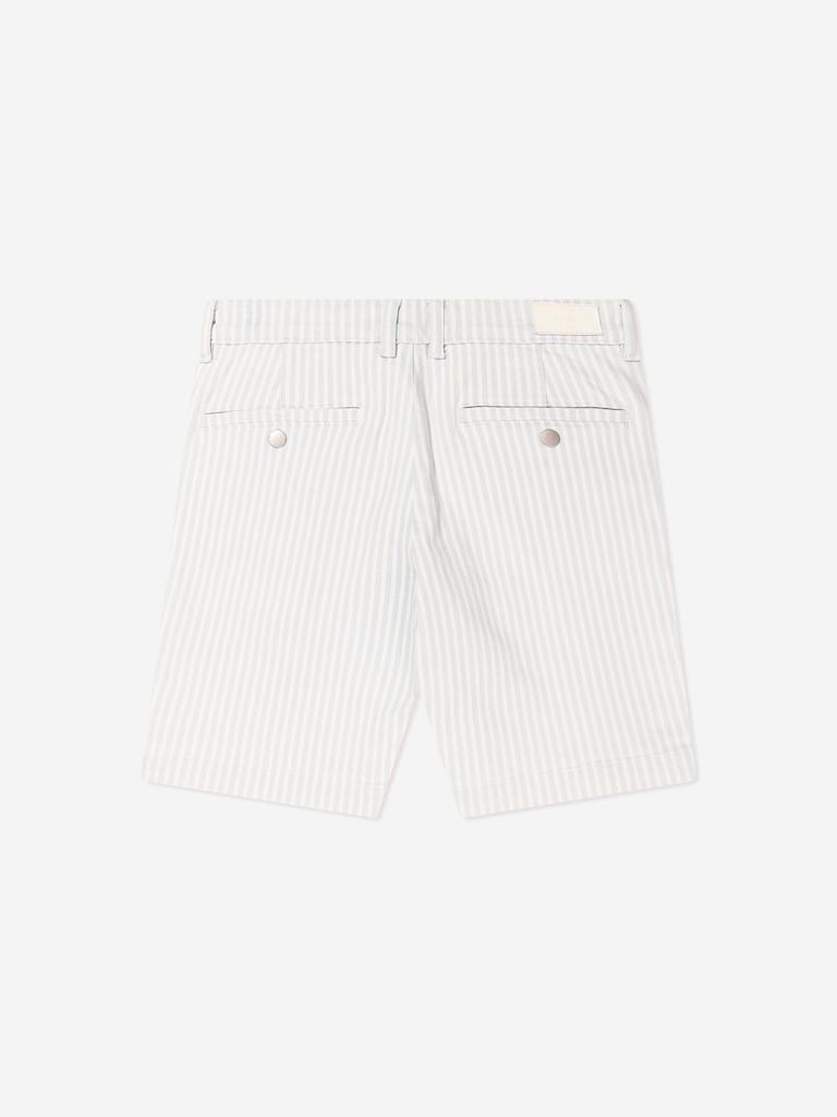 DL1961 Boys Striped Jacob Chino Shorts in Blue