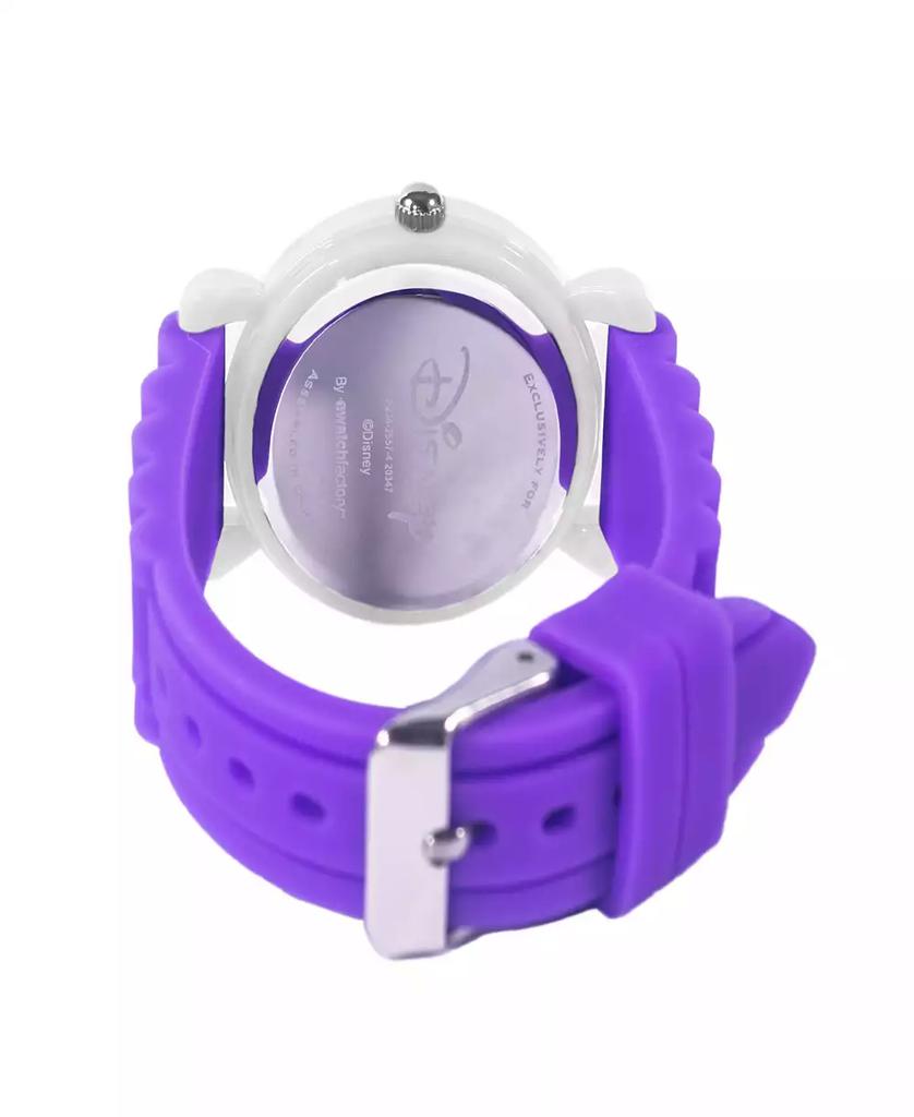 ewatchfactory Girl's Disney Soul 22 Purple Silicone Strap Watch 32mm