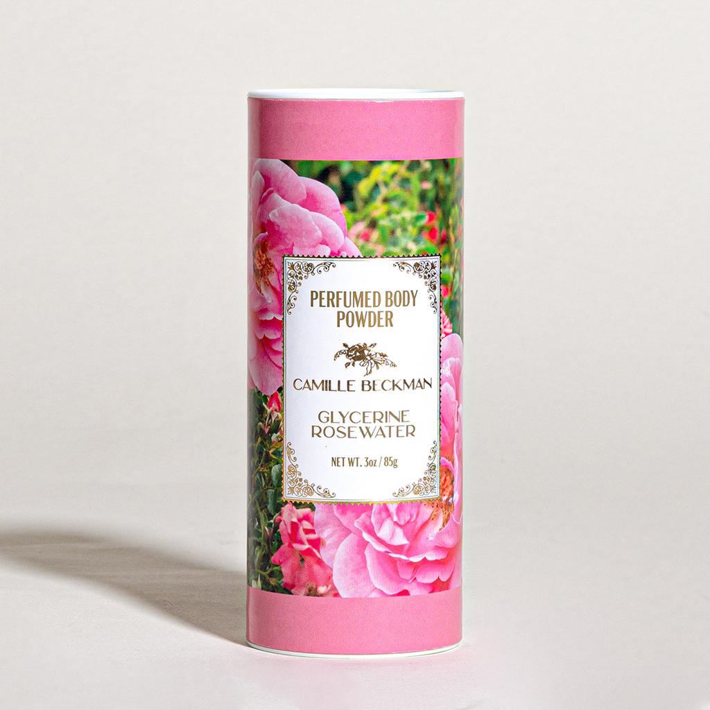 Camille Beckman Perfumed Body Powder 3oz Glycerine Rosewater