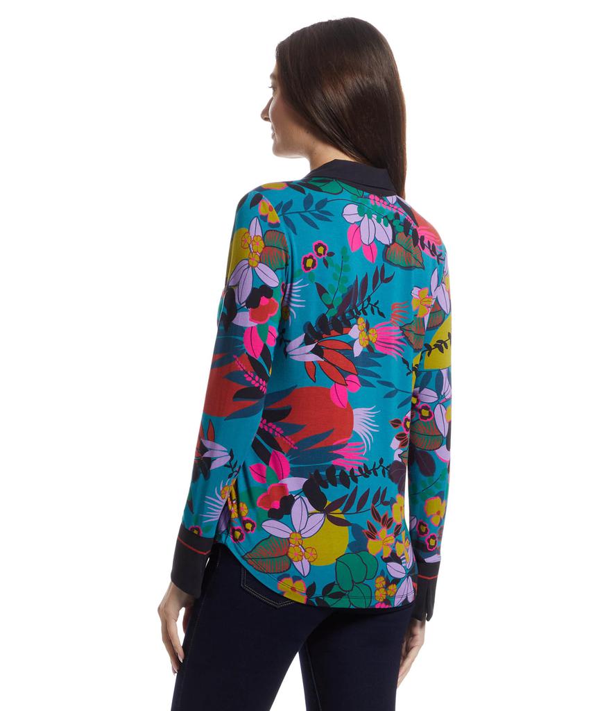 (取寄) ジョニー ワズ レディース ザ ジャニー フェーバリット ボタン フロント シャツ- ハウス オブ fl Johnny Was women The Janie Favorite Button Front Shirt- House Of Fl House Of Flores The Janie Favorite Button Front Shirt- House Of Fl – On Sale Now