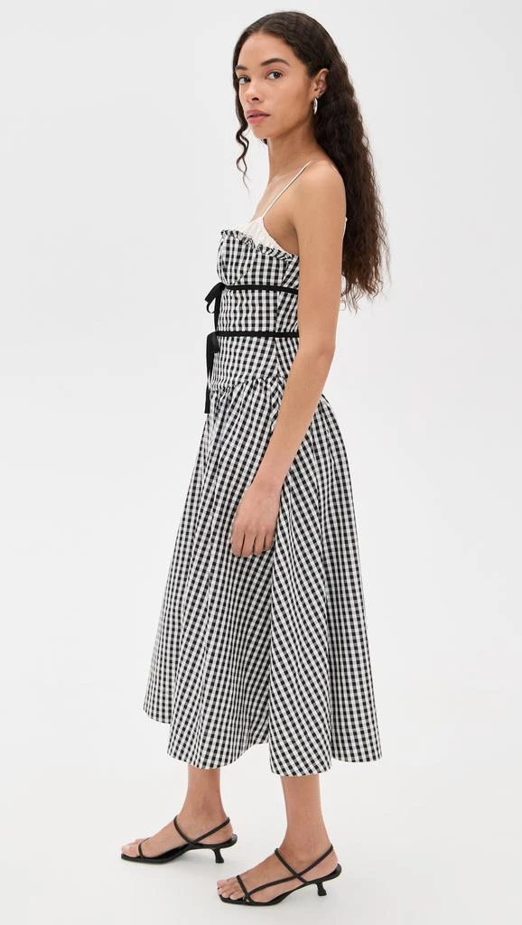 For Love & Lemons Georgia Gingham Midi Dress 3