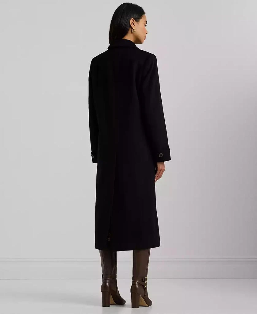 Ralph Lauren Women's Long Notched-Collar Coat 2