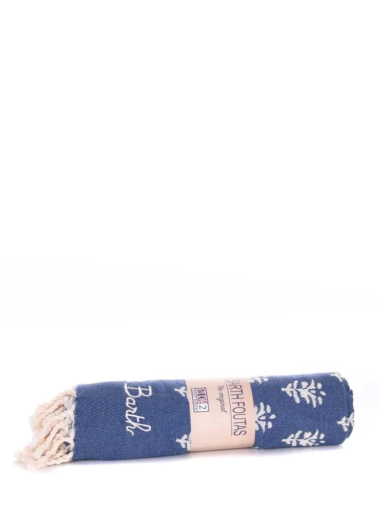 Mc2 Saint Barth Mc2 Saint Barth Fringed Foutas Beach Towel 3