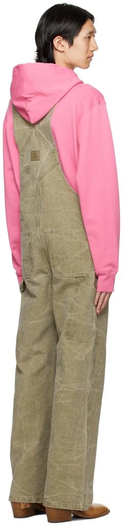 Acne Studios Khaki Patch Overalls 3
