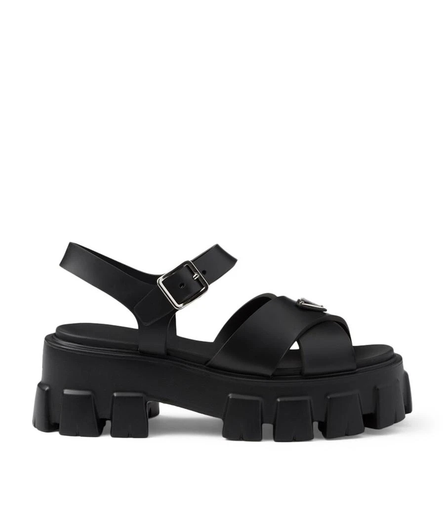 Prada Rubber Monolith Sandals 55 1