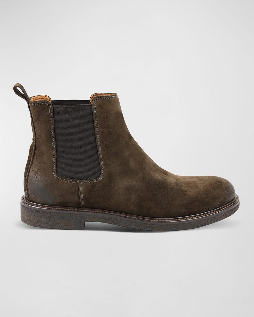 Bruno Magli Men's Gasol Burnished Suede Chelsea Boots