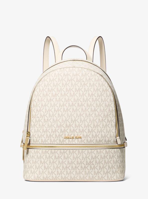 Michael Kors Rhea Medium Signature Logo Backpack