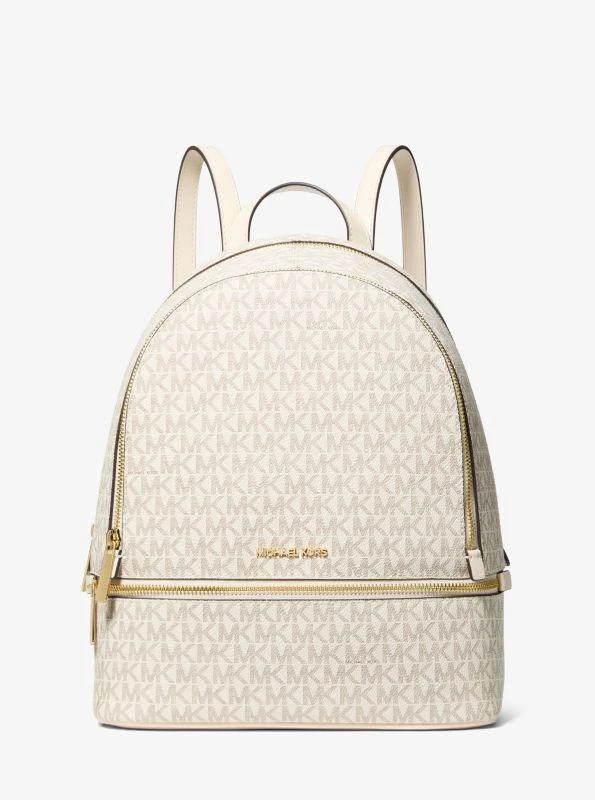 Michael Kors Rhea Medium Signature Logo Backpack 1