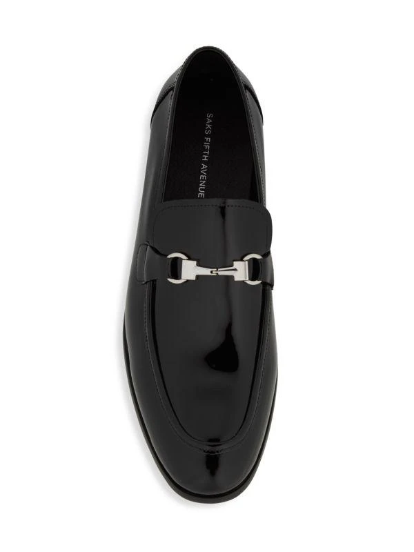 Saks Fifth Avenue New Last Patent Leather Loafers 5