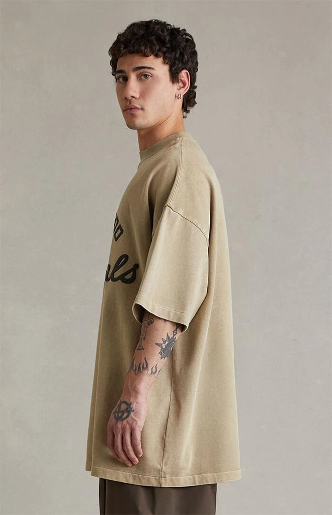 Essentials Faded Dune Training 
90s Short Sleeve T-Shirt 3