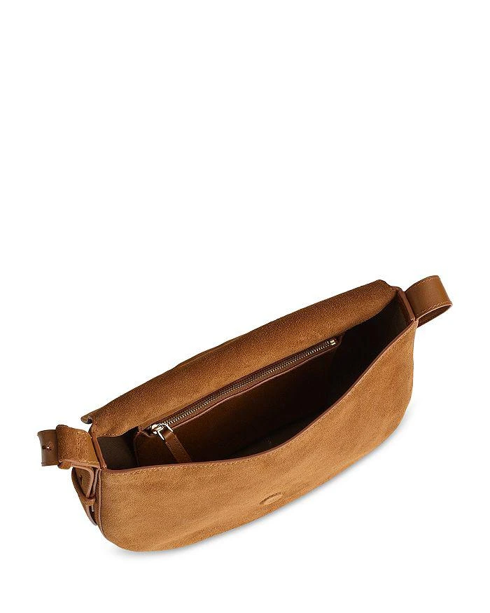 Madewell The Dakota Large Suede Saddle Bag 4