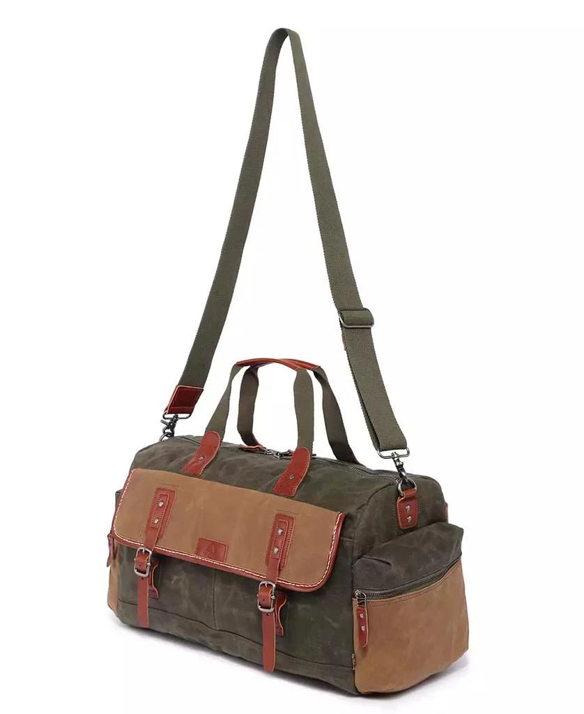 TSD BRAND Stone Creek Waxed Canvas Duffel Bag 9