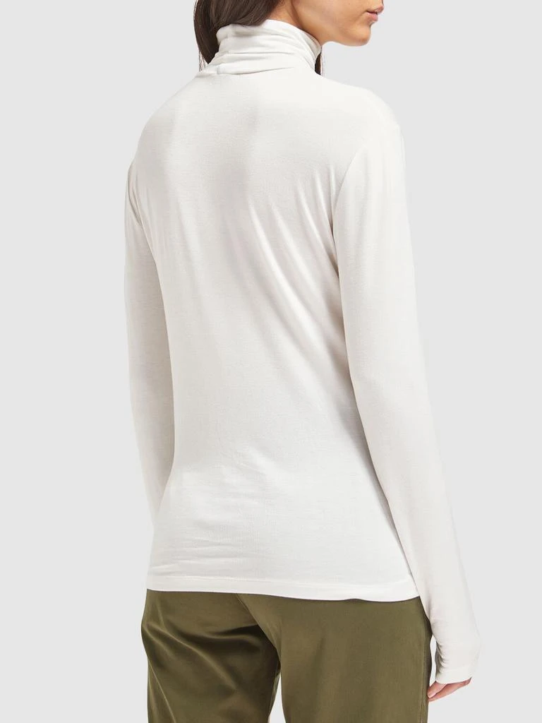 MAX MARA Dede Stretch Viscose Turtleneck Top 2