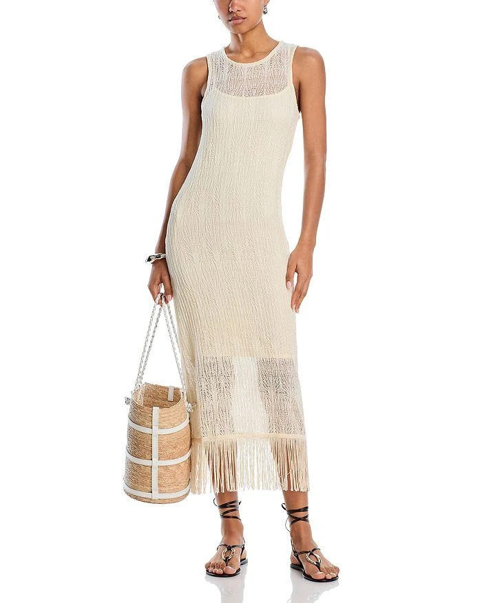 Palmacea Amber Fringe Hem Swim Cover-Up Dress 5