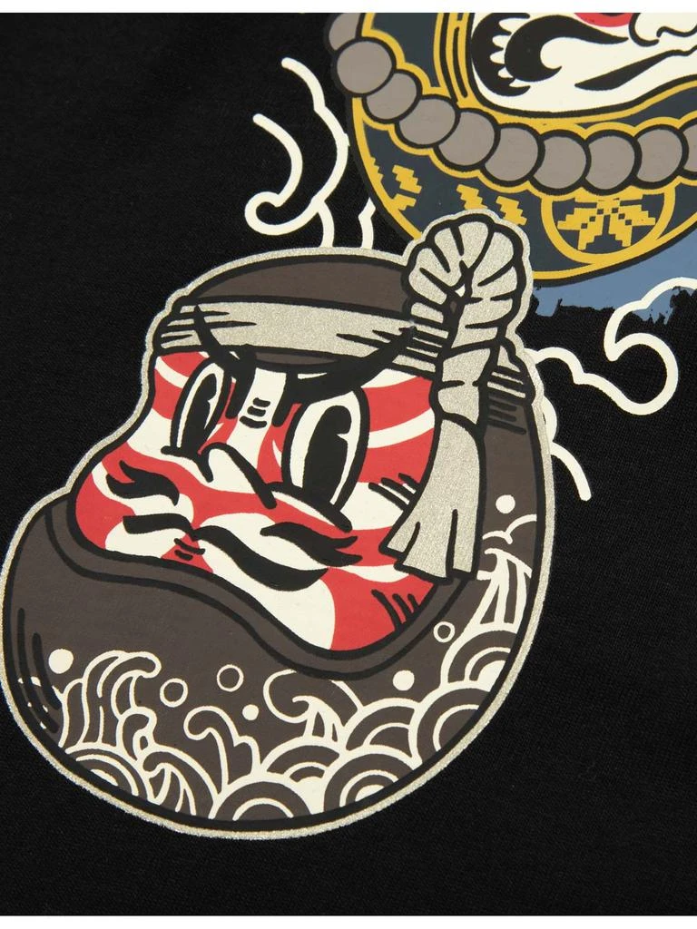 Evisu Kumadori Daruma Daicock Print T-shirt 3