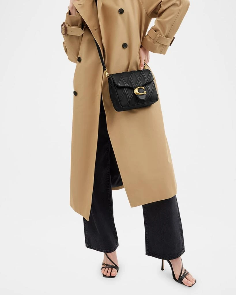 Coach Tabby Time Square Quilted Washed Leather Shoulder Bag 2