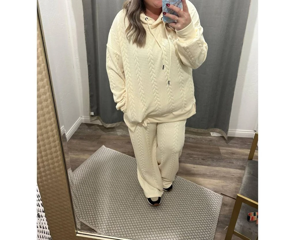 VERY J Very J - Let
s Snuggle Cable Knit Set 2