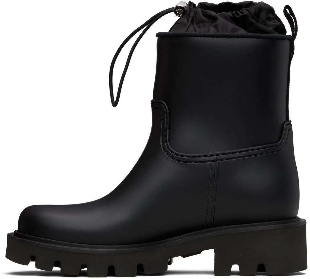 Moncler Black Kickstream Rain Boots 3