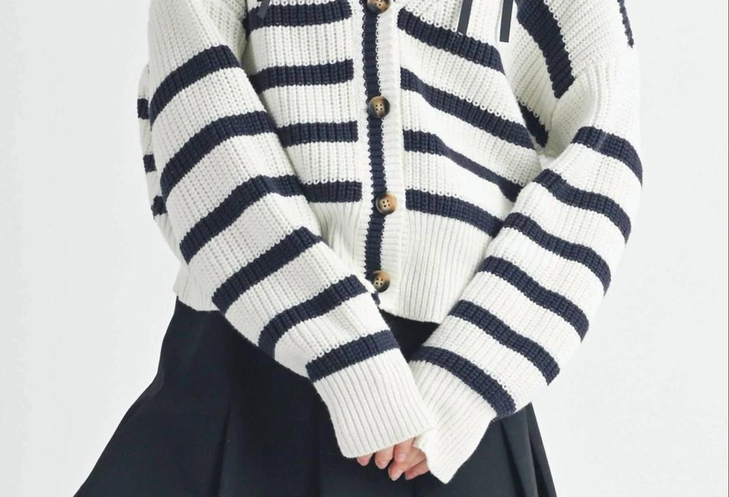 AEMI + CO Aemi + Co - Bona striped cardigan