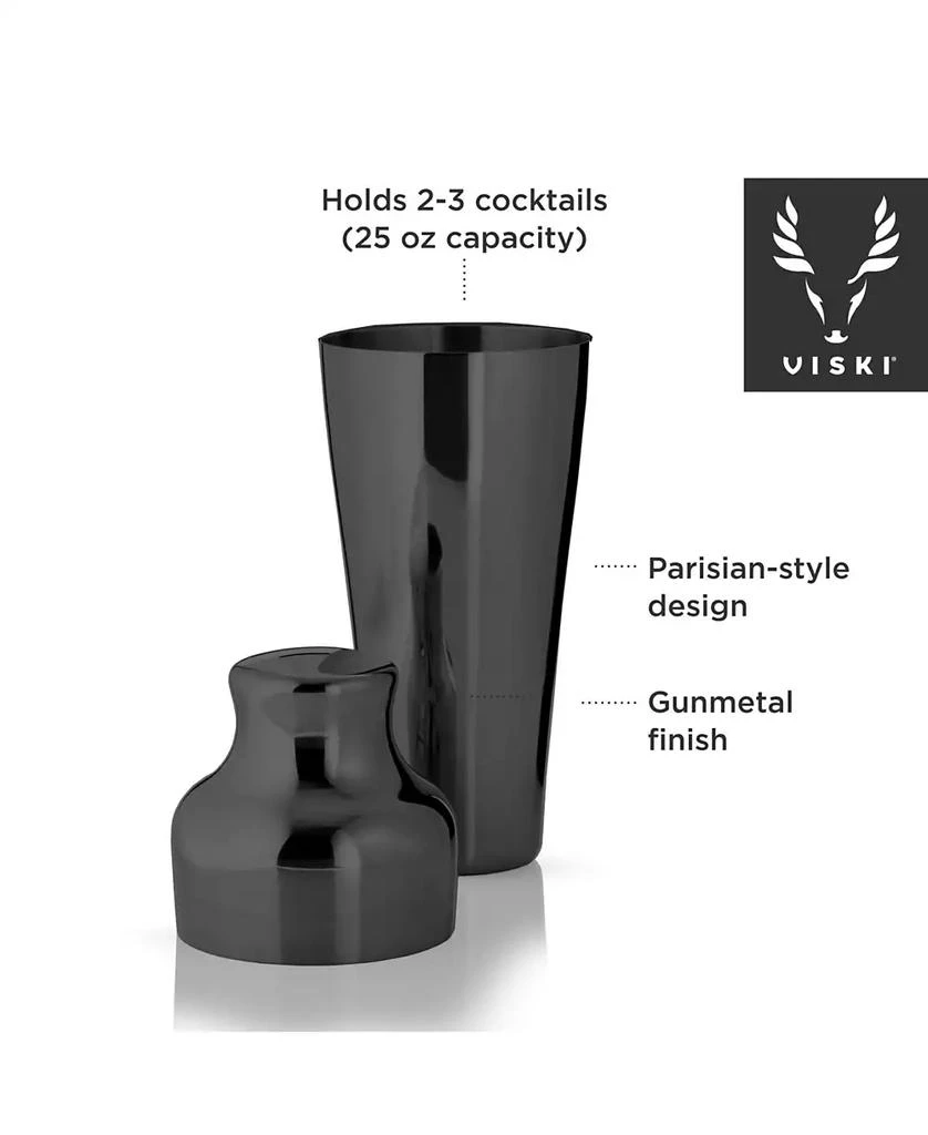 Viski Parisian Cocktail Shaker Set, 25 Oz 4
