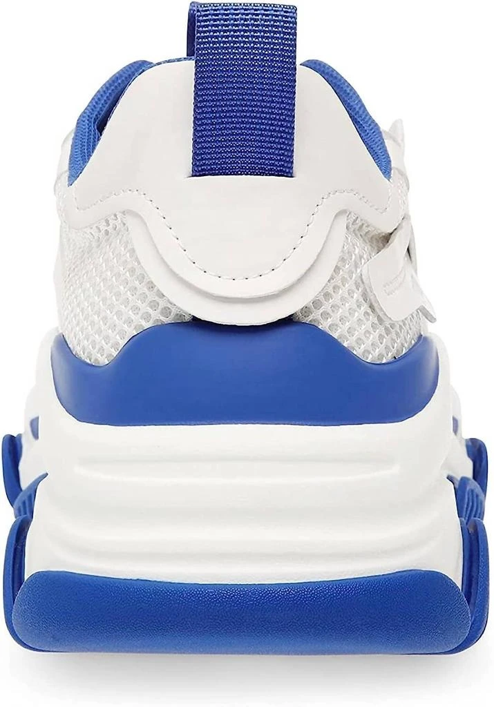 Steve Madden Women's Possession Sneaker In White/blue 5