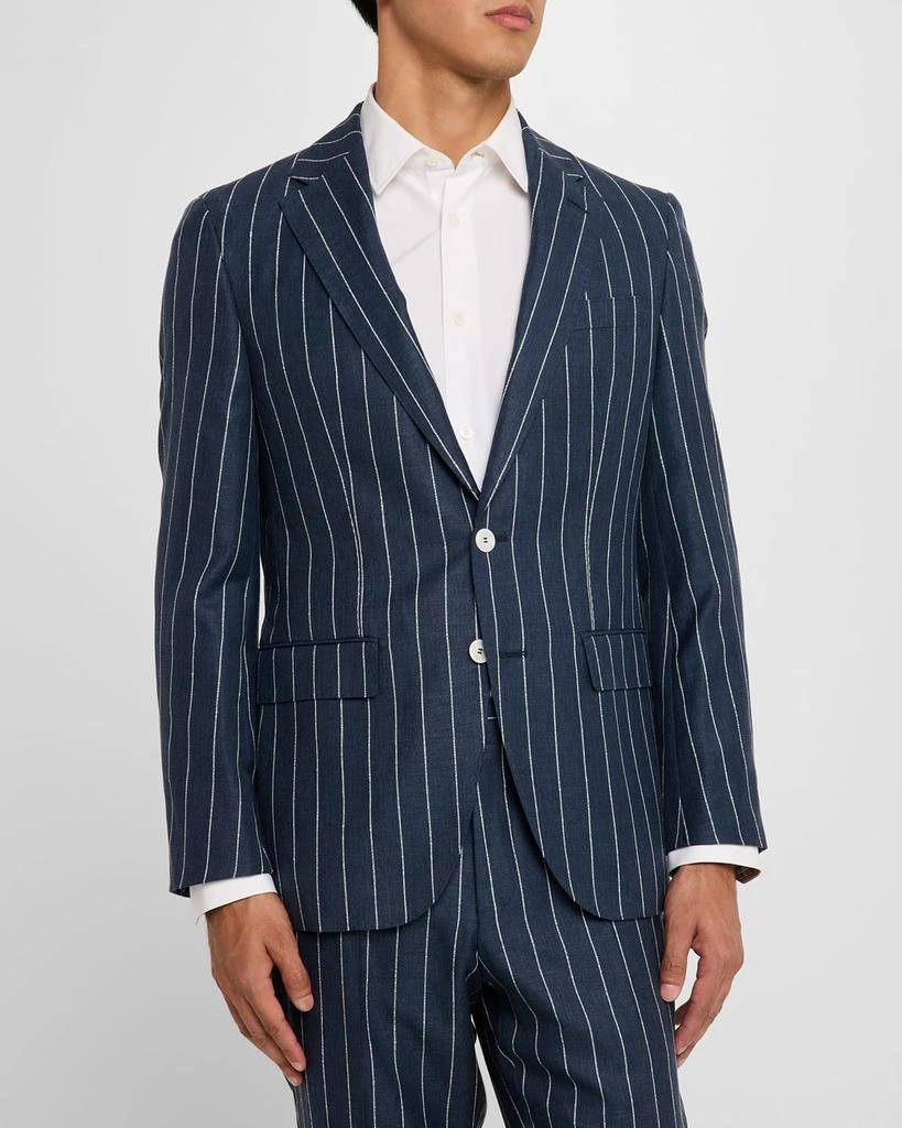 Hugo Boss Men's Hairline Stripe Two-Piece Suit 4
