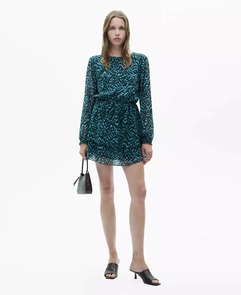 Mango Women's Printed Short Dress 1