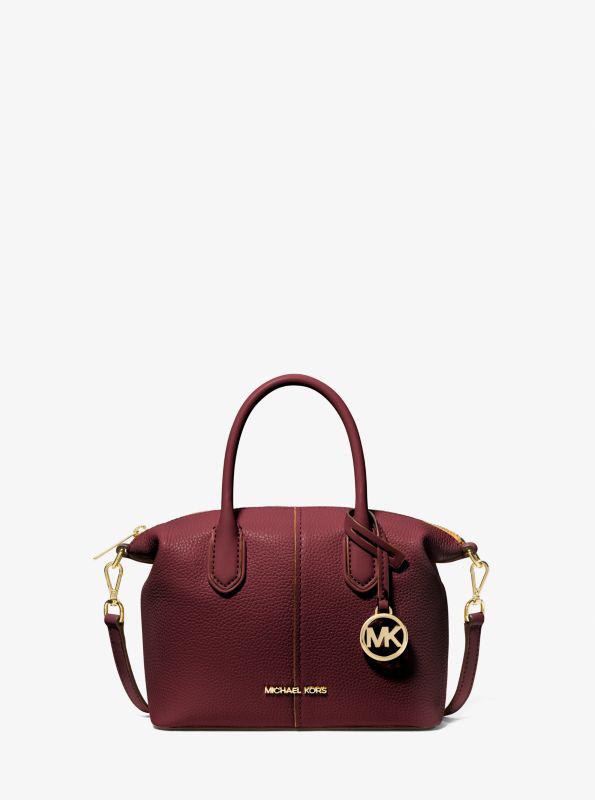 Michael Kors Hyde Small Pebbled Leather Satchel