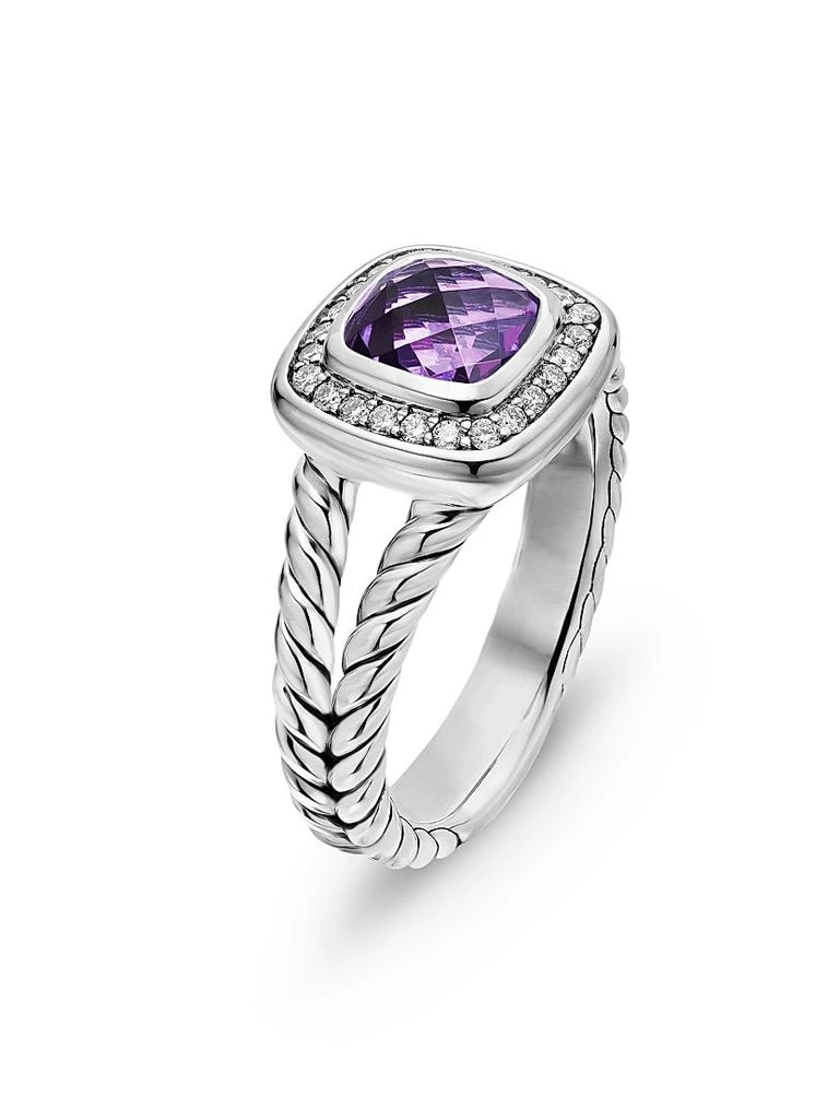 David Yurman Petite Albion® Ring With Pavé Diamonds 3