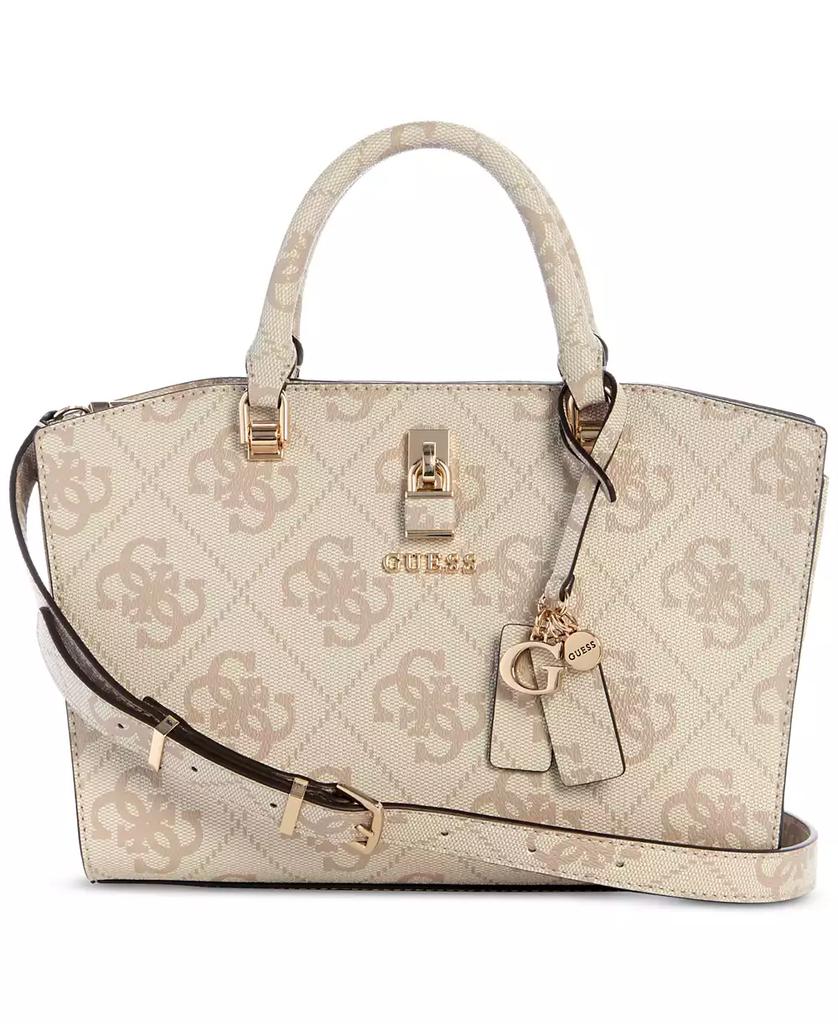 GUESS Queensland Luxury 4Q Oversized Logo Satchel Bag